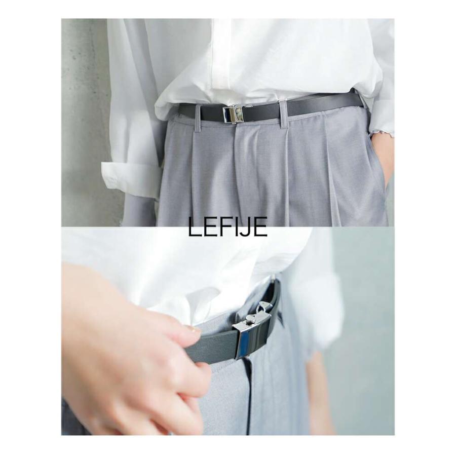 LEFIJE（レフィエ） カウレザー GI ベルト Tresor m4689a レディース