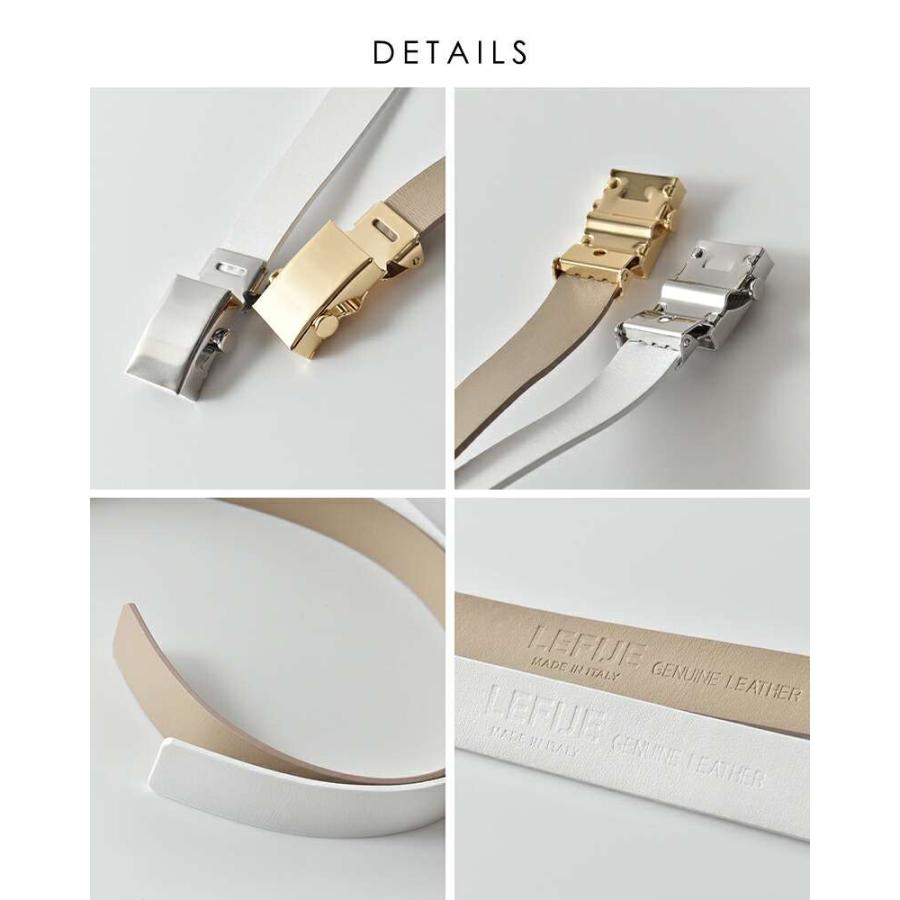 LEFIJE（レフィエ） カウレザー GI ベルト Tresor m4689a レディース