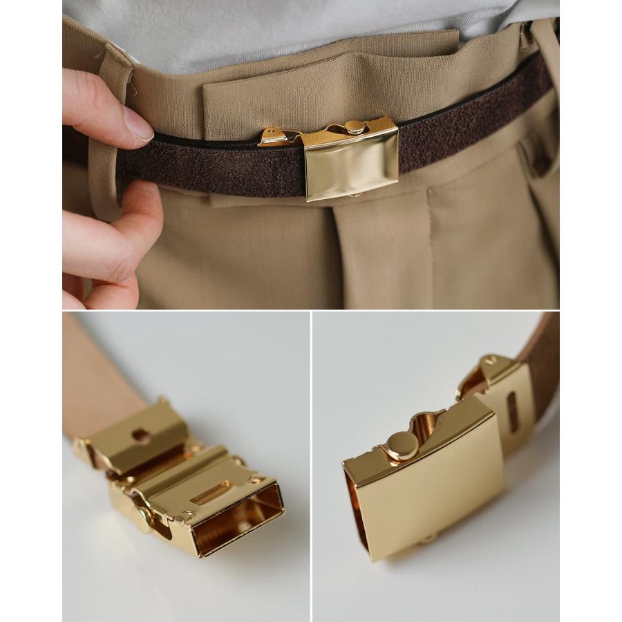 LEFIJE（レフィエ） カウスエードレザー GI ベルト Alaska m4689b