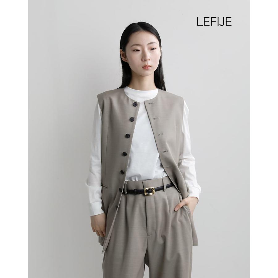 レフィエ LEFIJE  カウレザー ベルト Tresor m5241a レディース  春夏 2026ss新作の画像