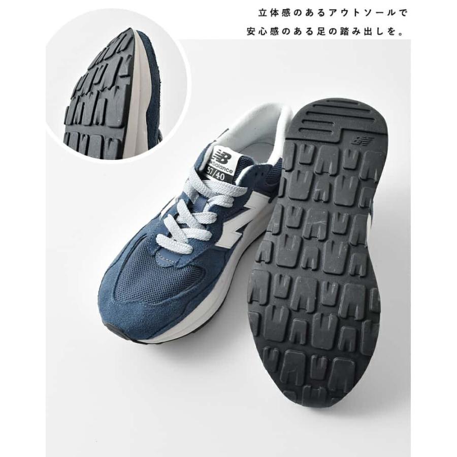 ニューバランス new balance ビッグNロゴ ボリュームシルエット ランニング スニーカー M5740 m5740-13000｜aranciato｜09