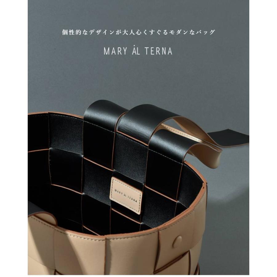 MARY AL TERNA（メアリオルターナ） スムースレザーハンドバッグ