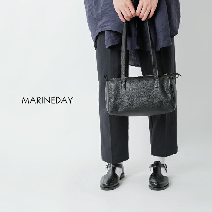 MARINEDAY（マリンデイ）シュリンク カウ レザー ボストン MARIA MARINEDAY（マリンデイ）シュリンク カウ レザー ボストン バッグ