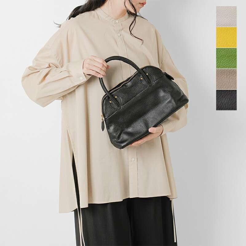 MARINEDAY（マリンデイ） シュリンク カウレザー ハンドバッグ MATILDA