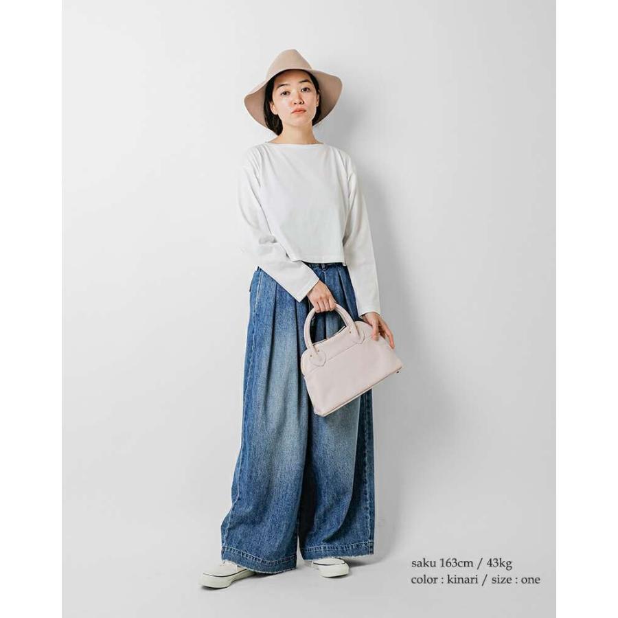 MARINEDAY（マリンデイ） シュリンク カウレザー ハンドバッグ MATILDA