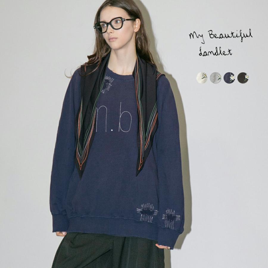 my beautiful landlet / マイビューティフルランドレット | 30/7度詰め 裏毛 クルーネック プルオーバー | 0 | レッド | レディース my beautiful landlet - my beautiful landlet / マイビューティフル