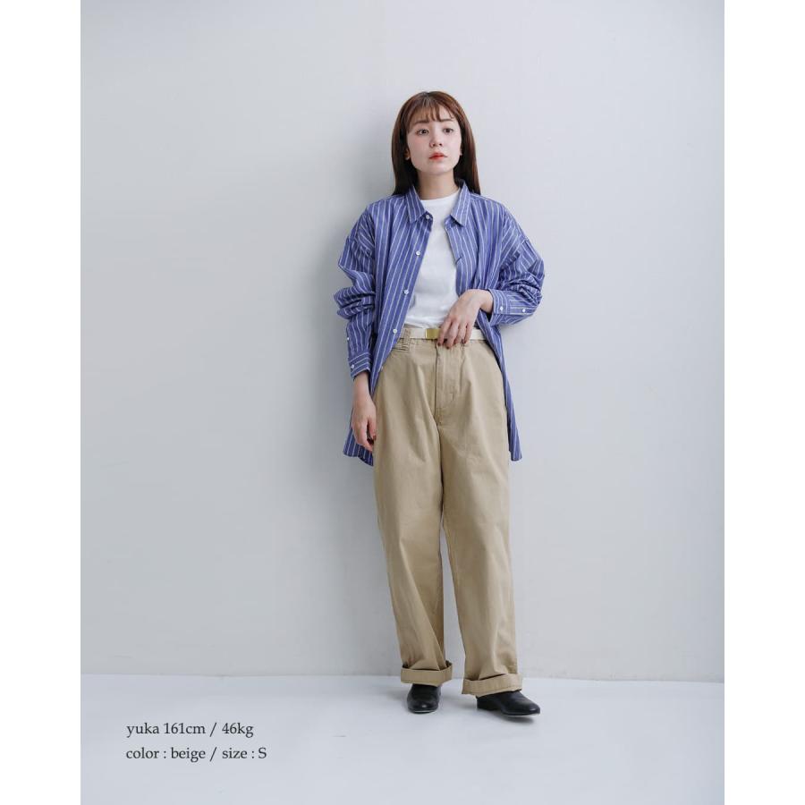 マスターアンドコー MASTER&Co. ベルト付き コットン チノパンツ mc076