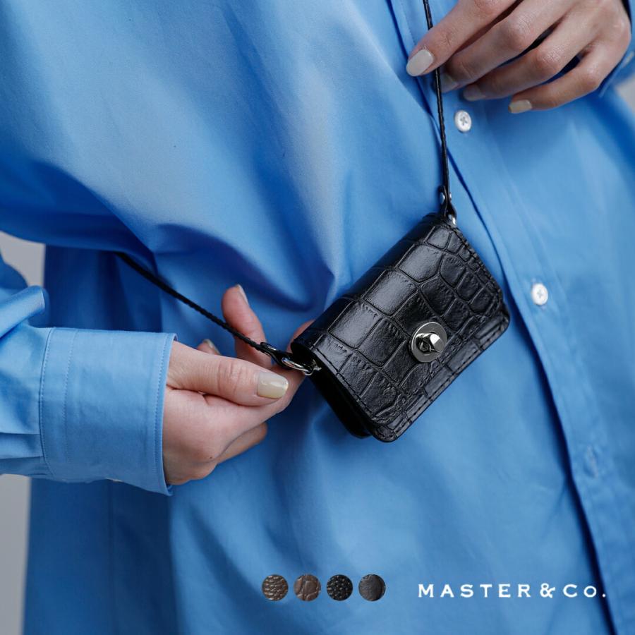 値下げ　MASTER&CO. 　マスターアンドコー　 バッグ　小物　 紙袋型　革 MASTER&Co（マスターアンドコー） MASTER&Co. レザー ショルダーバッグ