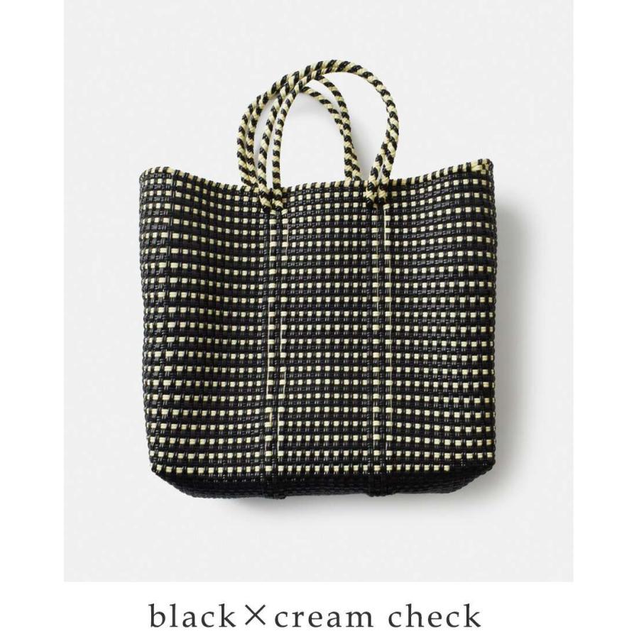 Letra（レトラ） メルカドバッグ S CROSS LINE MINI CHECK mcheck