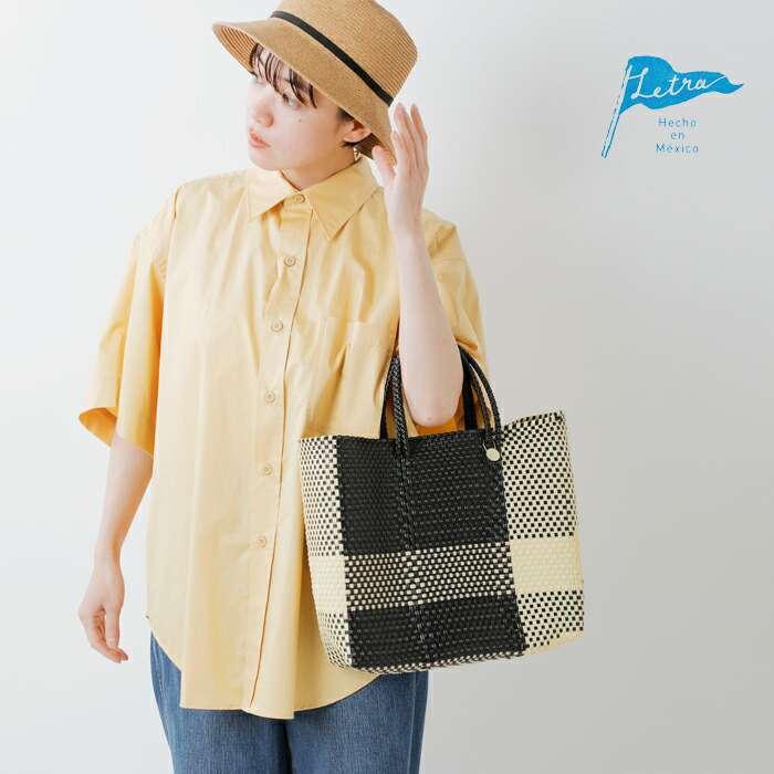 Letra（レトラ） メルカドバッグ S CROSS LINE MINI CHECK mcheck