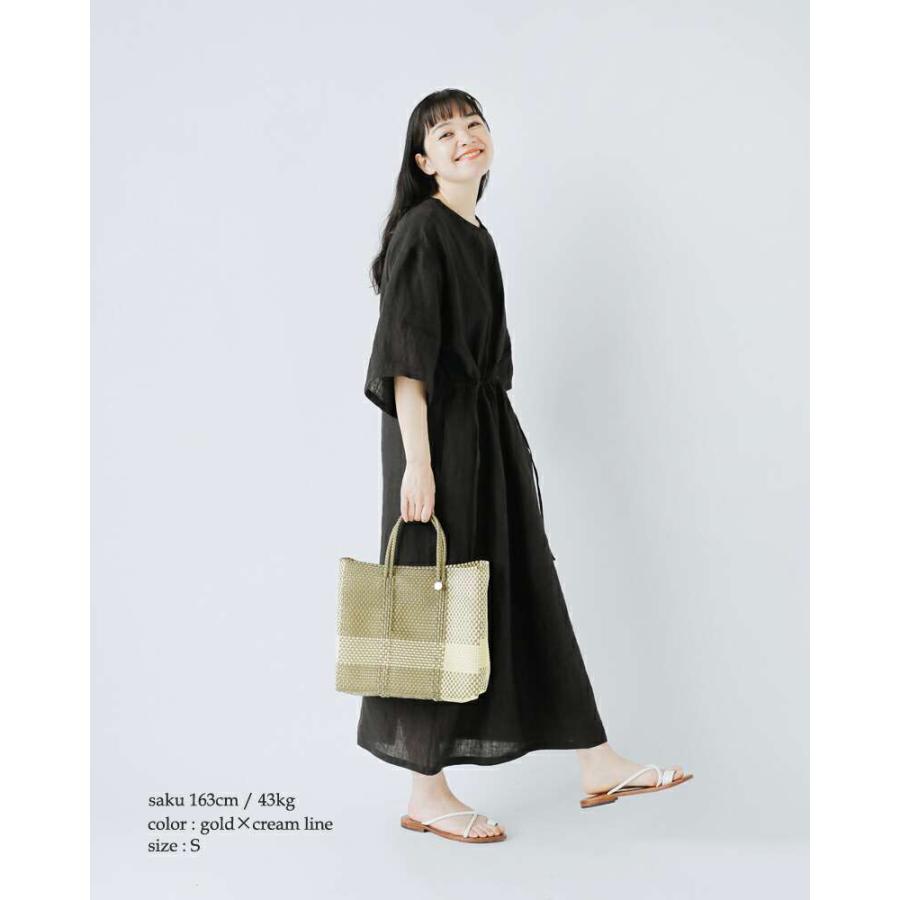 Letra（レトラ） メルカドバッグ S CROSS LINE MINI CHECK mcheck