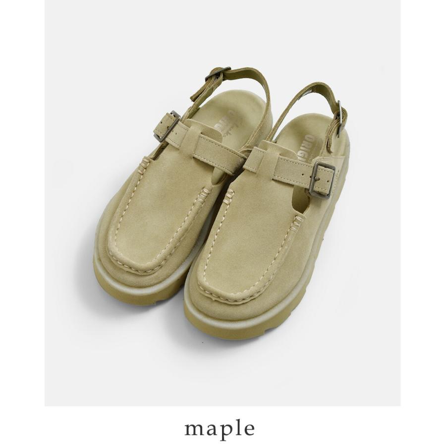 Clarks（クラークス） スエード バックベルト サンダル meare-easy
