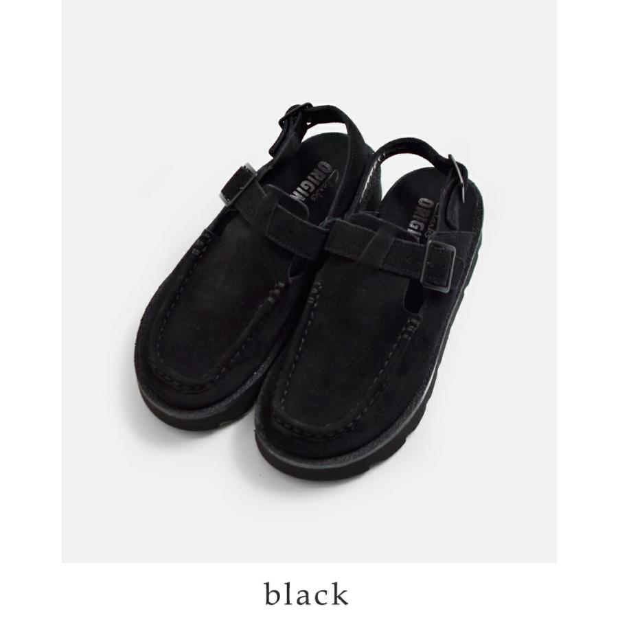 Clarks（クラークス） スエード バックベルト サンダル meare-easy