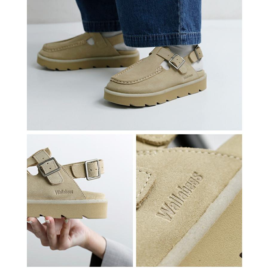 Clarks（クラークス） スエード バックベルト サンダル meare-easy