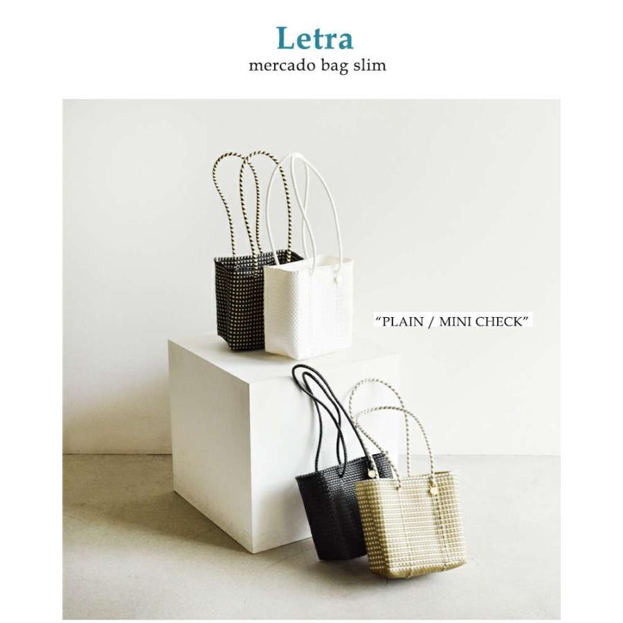 Letra（レトラ） メルカドバッグ スリムスタイル PLAIN MINI CHECK