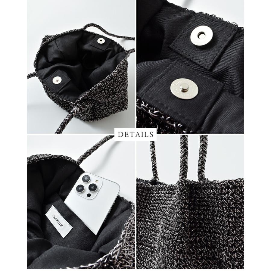 CACHELLIE（カシェリエ） メタリック トートバッグ METALLIC TOTE 
