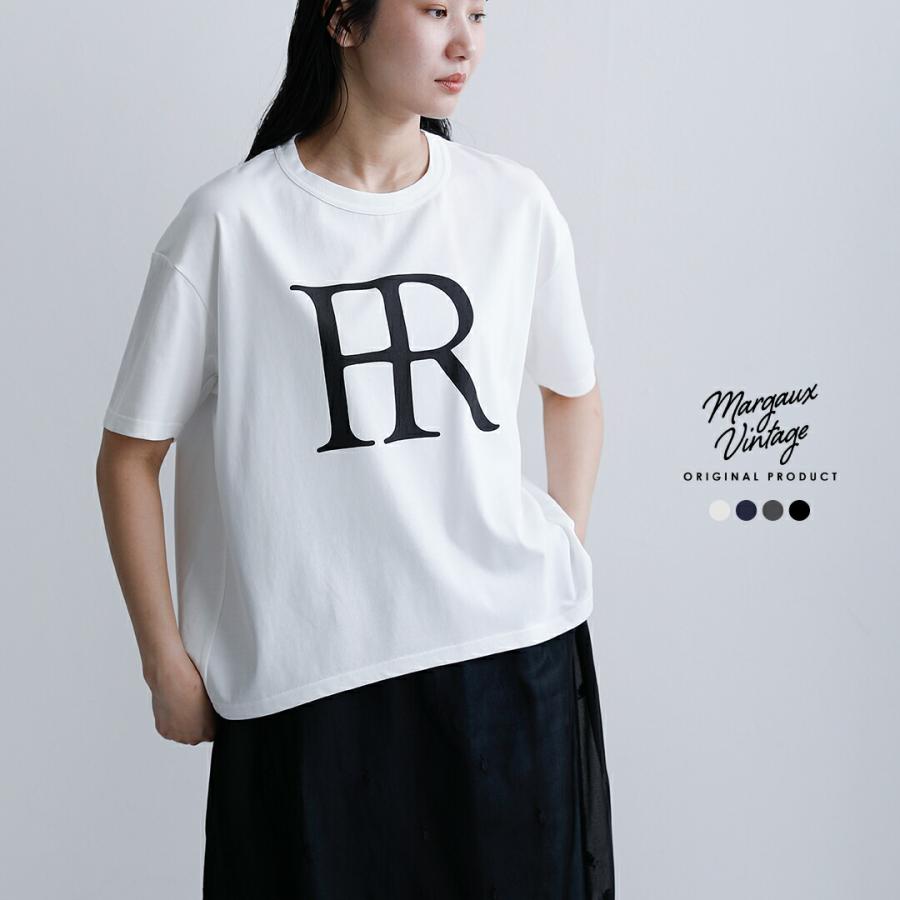 マルゴービンテージ Tシャツ margaux マルゴーヴィンテージ MARGAUX VINTAGE コットン FRロゴ パリ