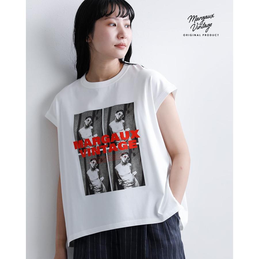 MARGAUX VINTAGE マルゴーヴィンテージ ジオメトリックスカート margaux マルゴーヴィンテージ MARGAUX VINTAGE コットン 転写プリント