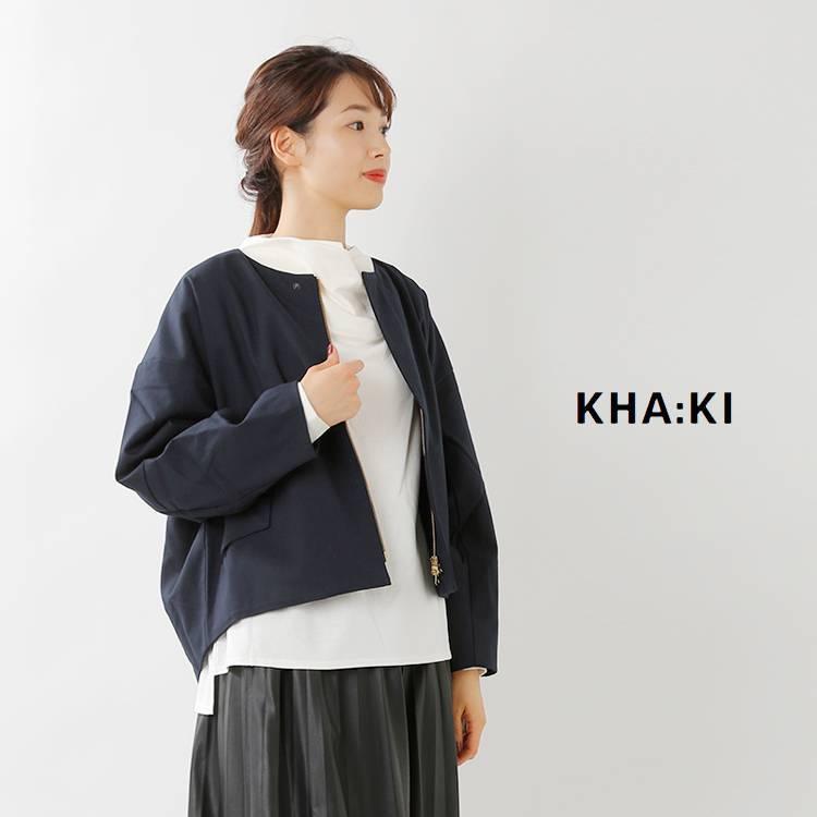 Kha Ki カーキ T Rツイルストレッチノーカラージャケット N C Twill Jacket Mil fjk140 Aranciato 通販 Paypayモール