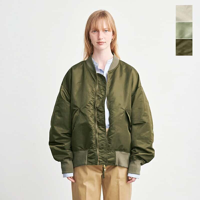 50%OFF】kha:ki カーキ 2way ワイドスリーブ MA-1 ジャケット REV