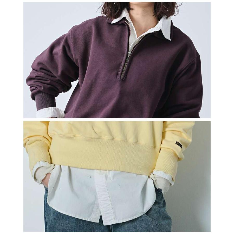 kha:ki（カーキ） セール【30%OFF】カーキ ハーフジップ スウェット