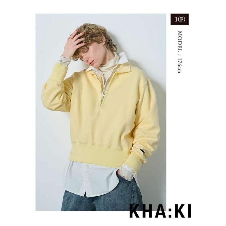kha:ki（カーキ） セール【40%OFF】カーキ ハーフジップ スウェット