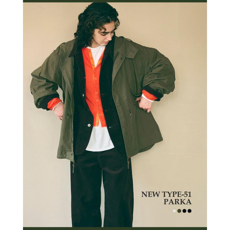 kha:ki（カーキ） Aライン ミドル モッズコート NEW TYPE-51 PARKA