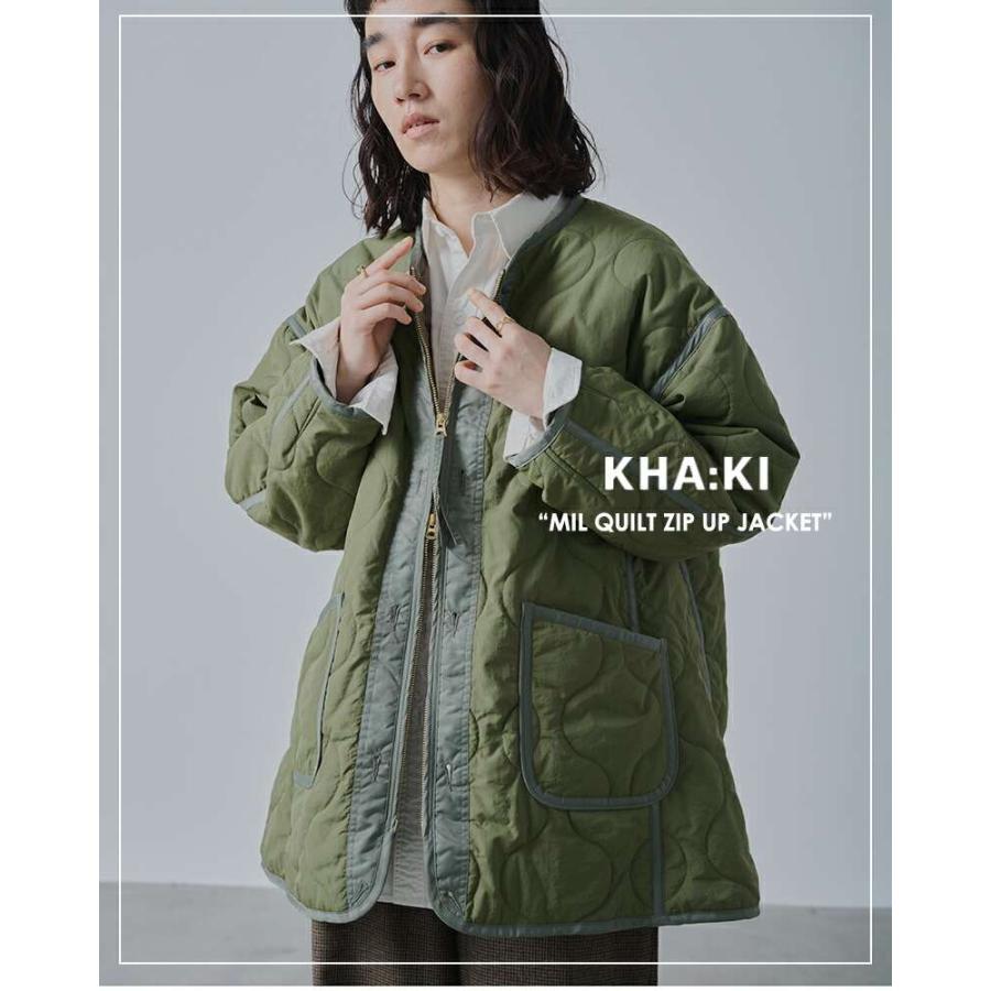 希少　ルードギャラリー　ランチジャケット　キルティングライナー　2way kha:ki（カーキ） ミリタリー キルティング ライナー ジャケット MIL