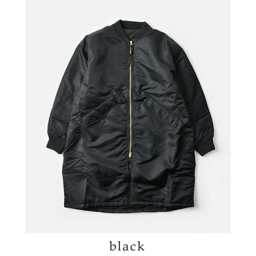 kha:ki（カーキ） ミリタリー ロング MA-1 ジャケット LONG MA-1