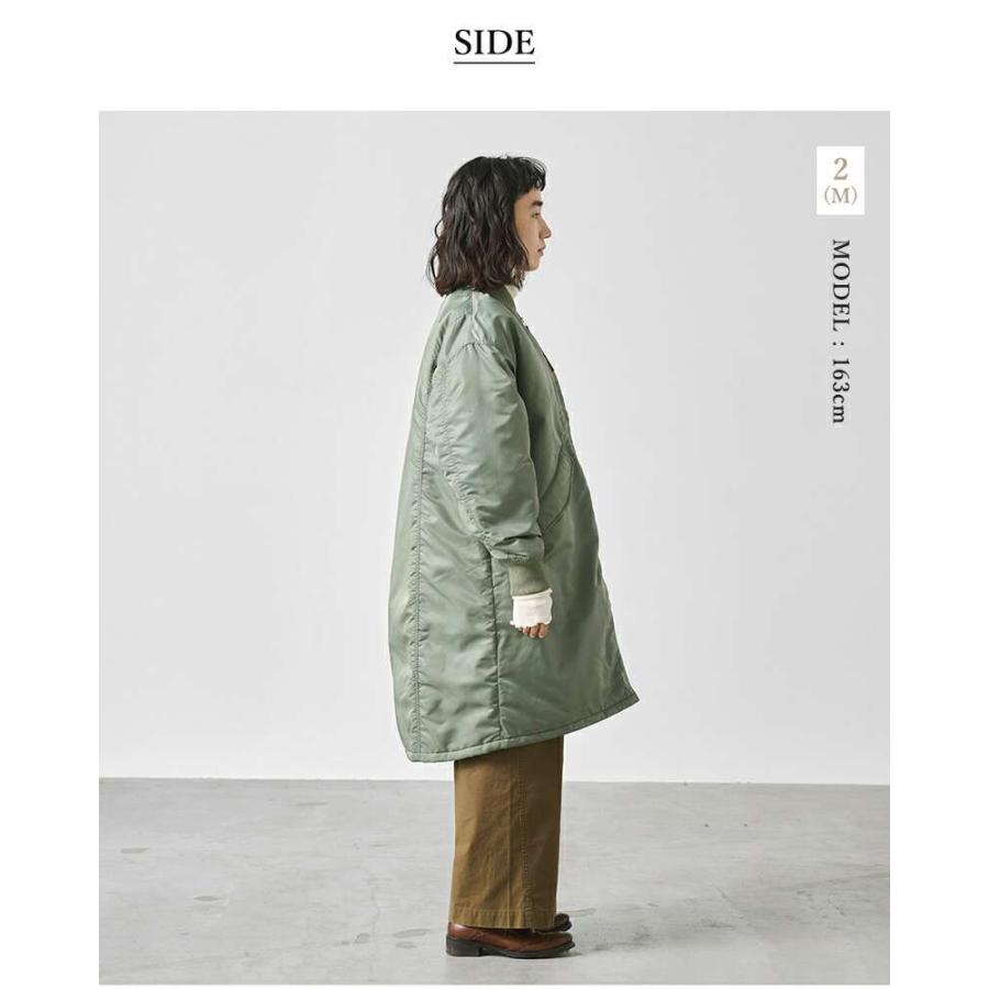 kha:ki（カーキ） ミリタリー ロング MA-1 ジャケット LONG MA-1