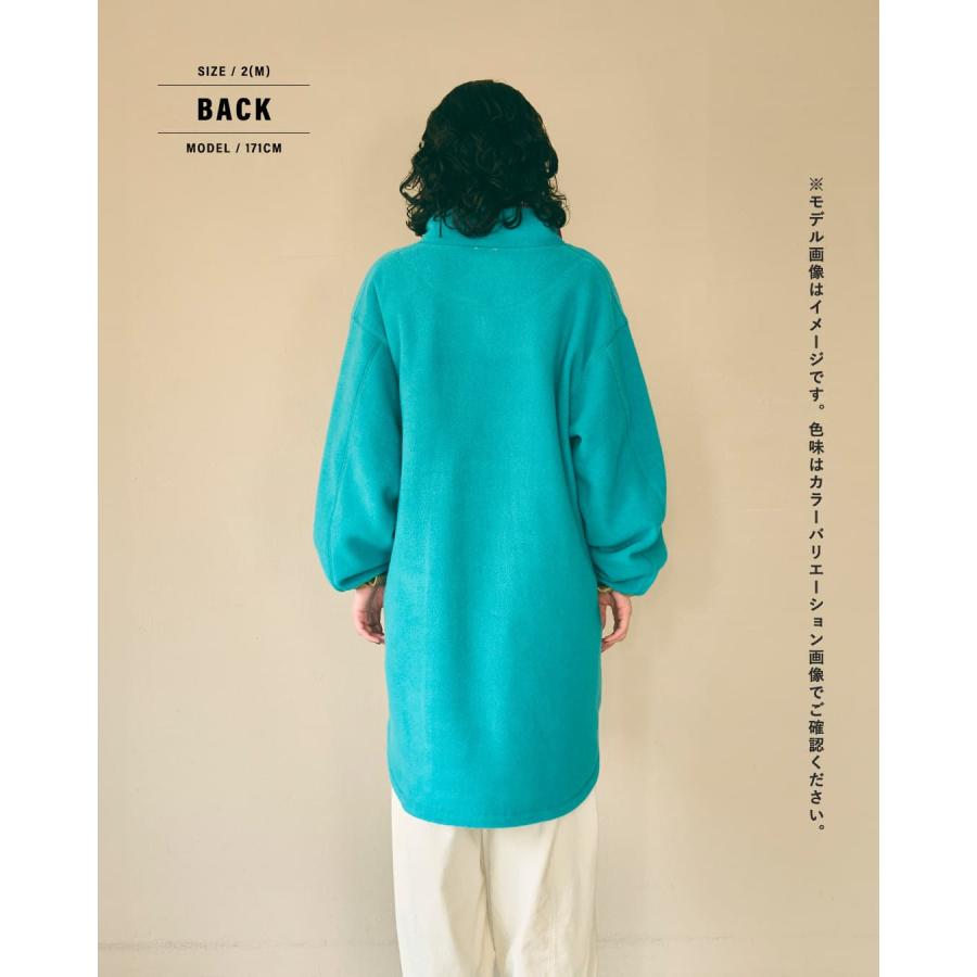 kha:ki（カーキ） フリース ハーフジップ ロングプルオーバー HALF ZIP
