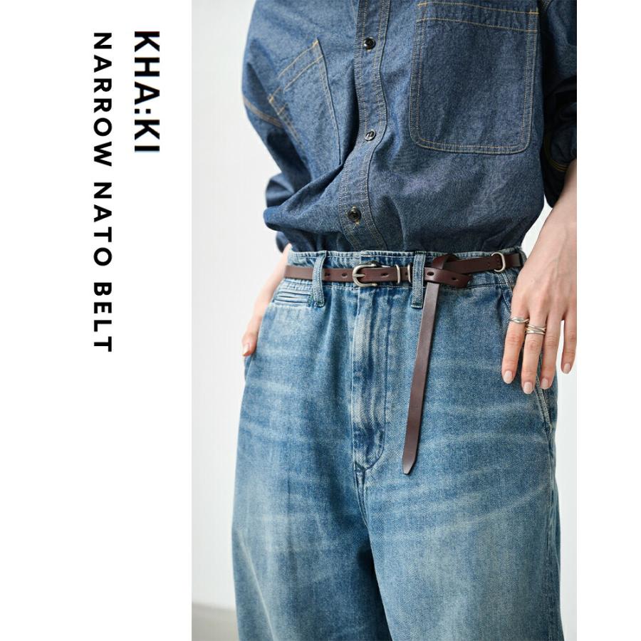 kha:ki（カーキ） カウレザー ナローベルト NARROW NATO BELT