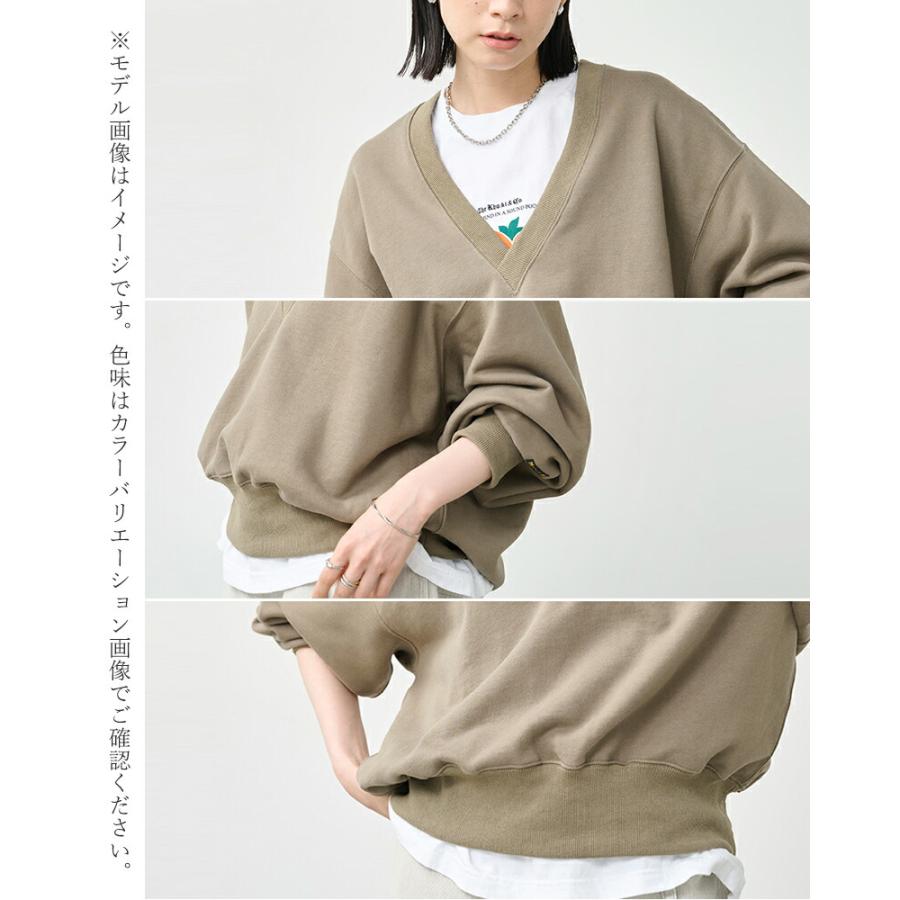 新品 KHA:KI カーキ　ワッフル　Vネック　カットソー kha:ki（カーキ） トレーナー スウェット 「KHA:KI / カーキ」Vネック