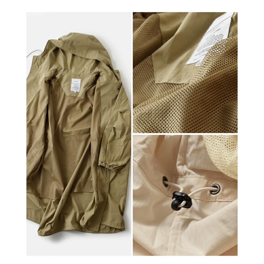 カーキ kha:ki ライトリップストップ フーデッドコート LIGHT RIP HOODED COAT mil26hjk3246 レディース | kha:ki | 17