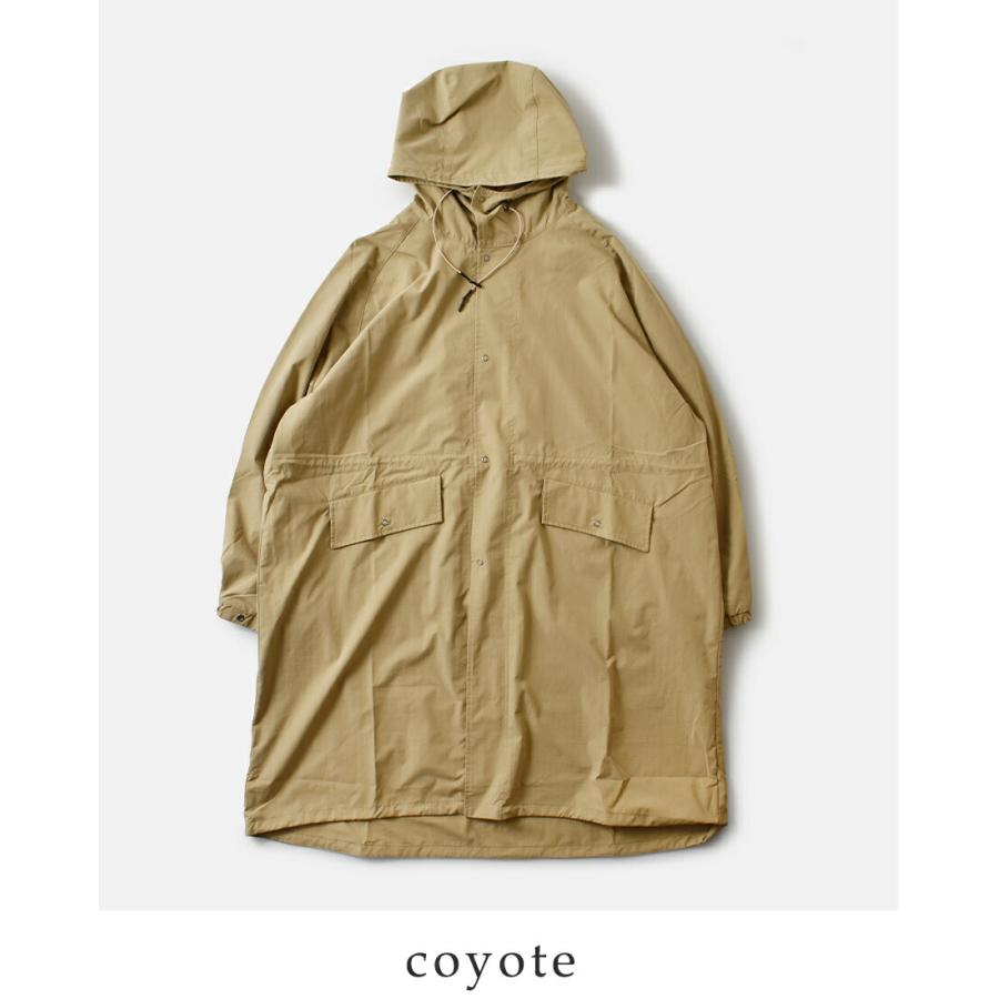 カーキ kha:ki ライトリップストップ フーデッドコート LIGHT RIP HOODED COAT mil26hjk3246 レディース | kha:ki | 22