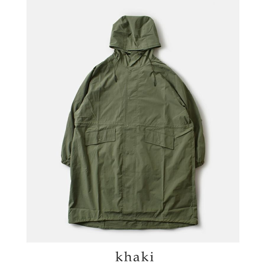 カーキ kha:ki ライトリップストップ フーデッドコート LIGHT RIP HOODED COAT mil26hjk3246 レディース | kha:ki | 23