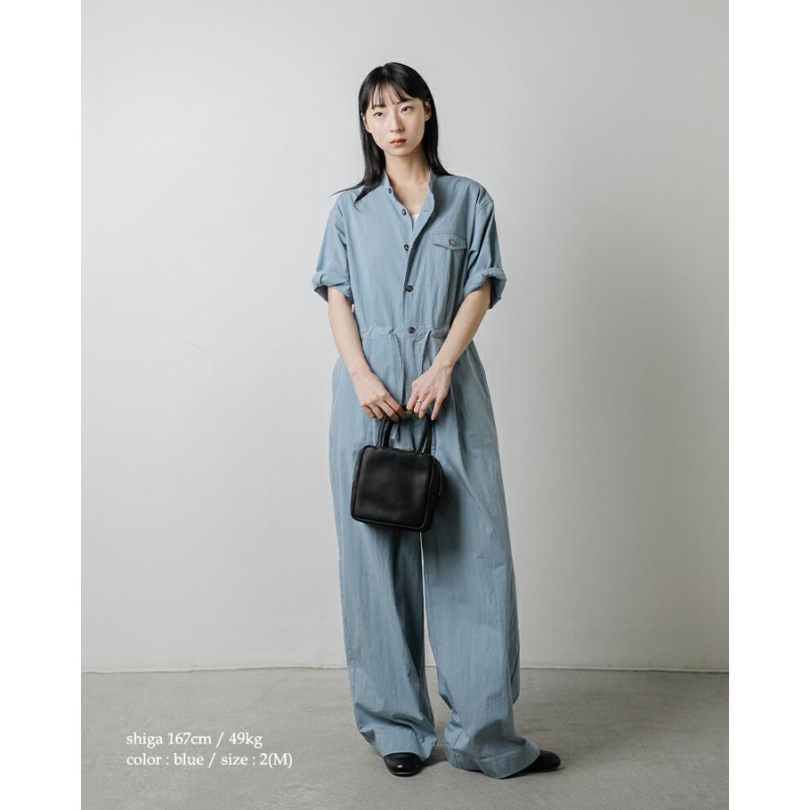 kha:ki（カーキ） ライトウェザー ハーフスリーブ ジャンプスーツ HALF