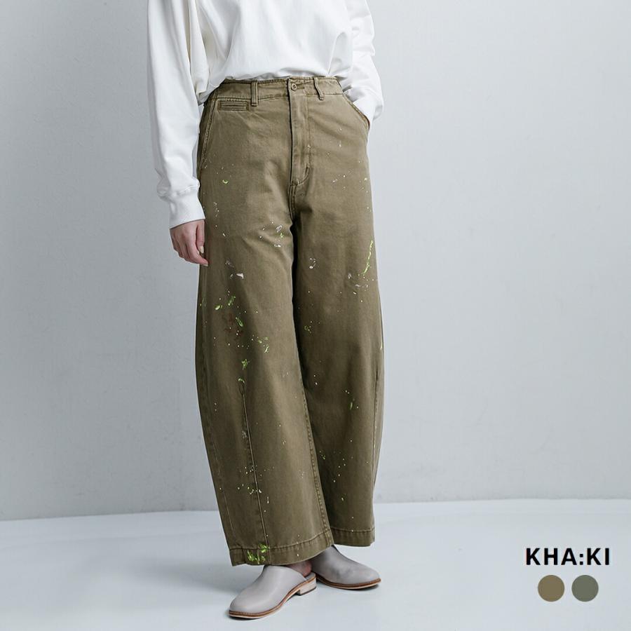 kha:ki（カーキ） セール【50%OFF】カーキ コットン ペイント オーバル