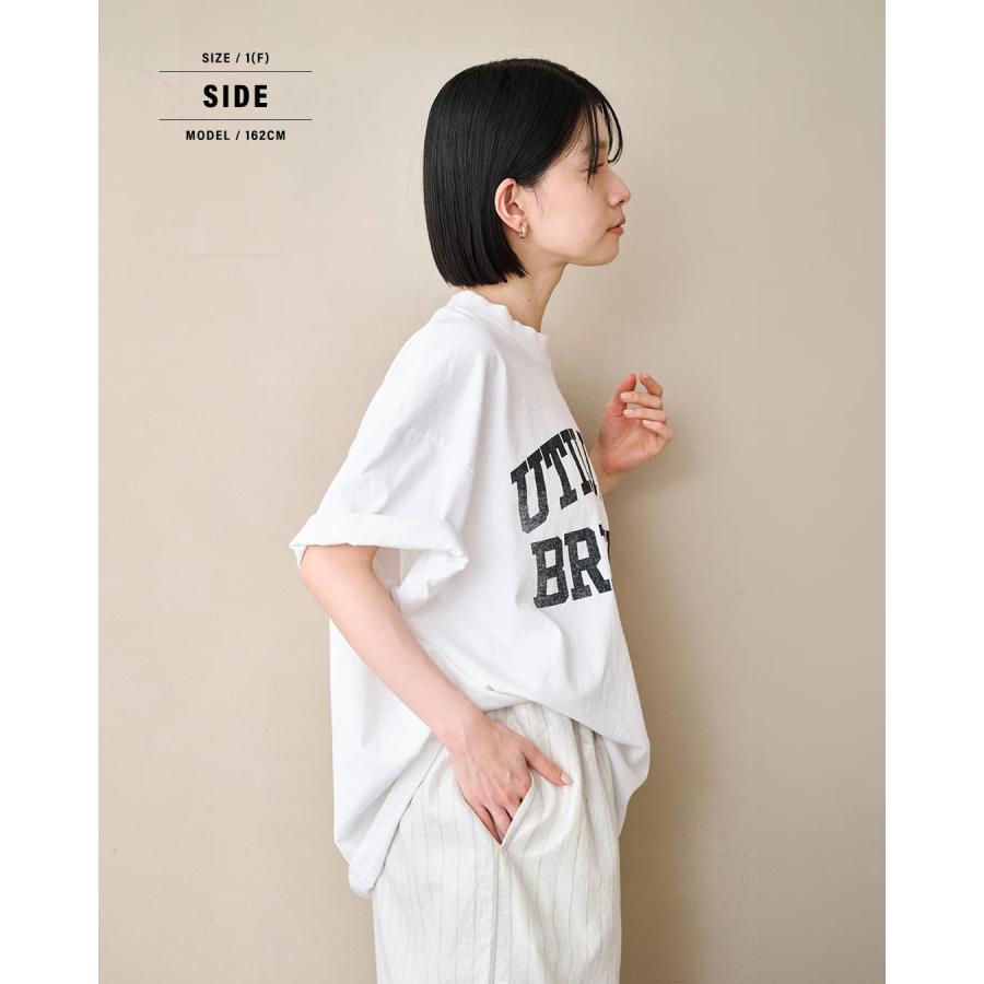 kha:ki（カーキ） プリント ワイド Tシャツ WIDE TEE mil26scs3498-9