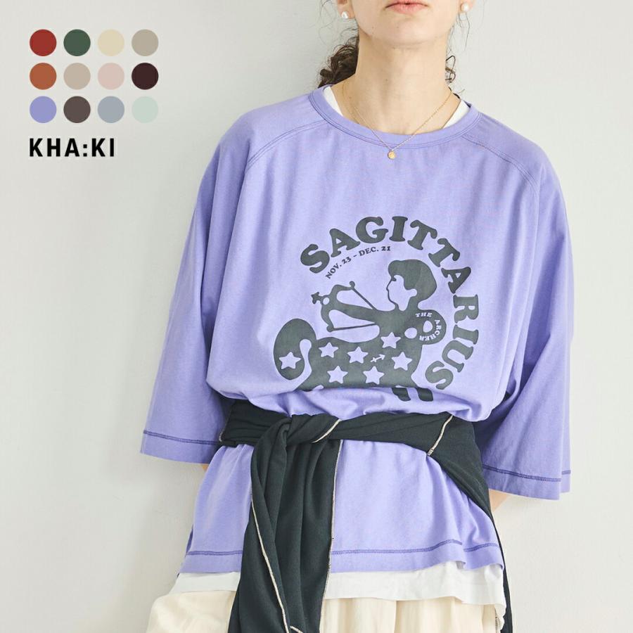 kha:ki（カーキ） グッドウェア ゾディアック ドライコットン Tシャツ