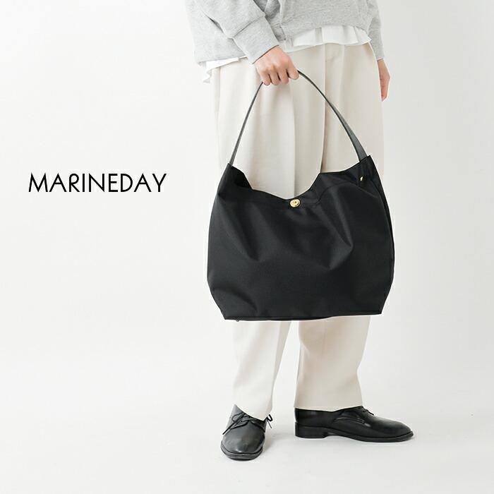 MARINE DAY マリンデイ 66ナイロン×栃木レザー ミニ トートバッグ “mini fish” mini-fishレディース 2026ss新作 春夏 MARINEDAY（マリンデイ） MARINE DAY 66ナイロン×栃木レザー ミニ