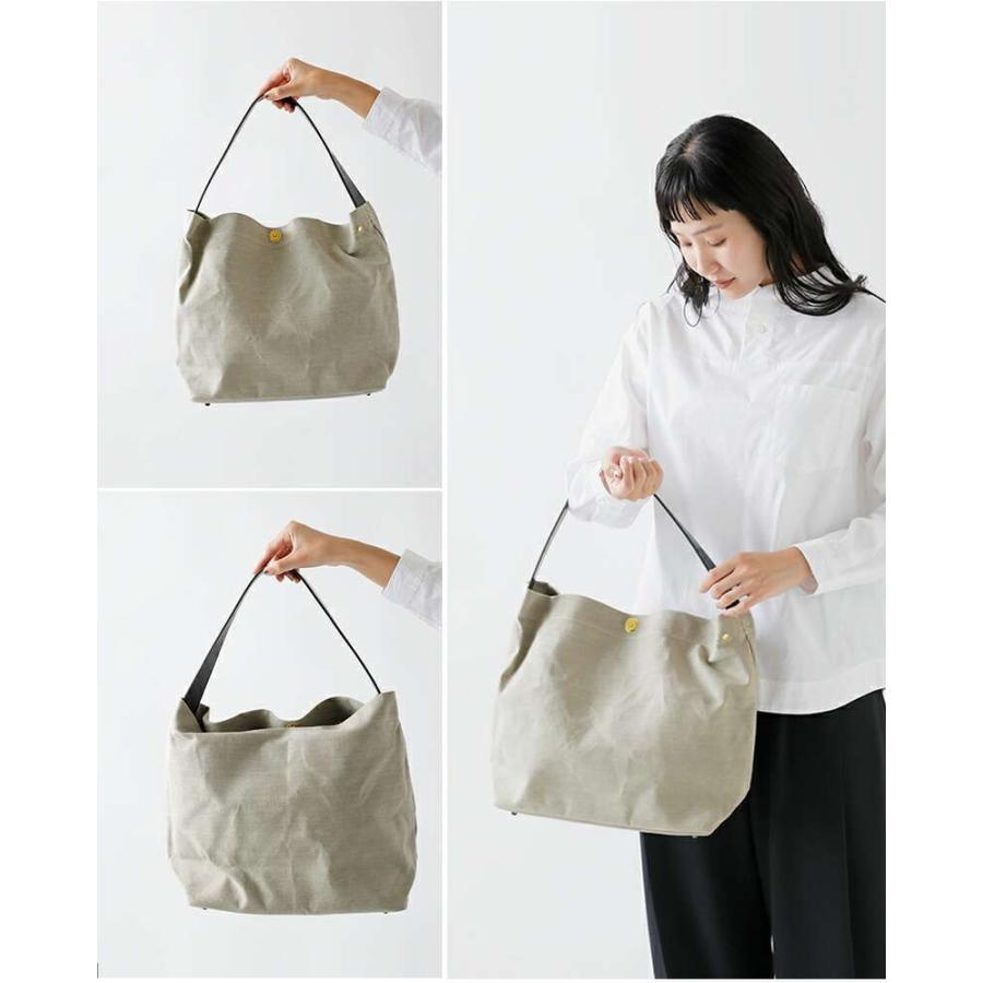 MARINEDAY（マリンデイ） リネン帆布 パラフィン 栃木レザー