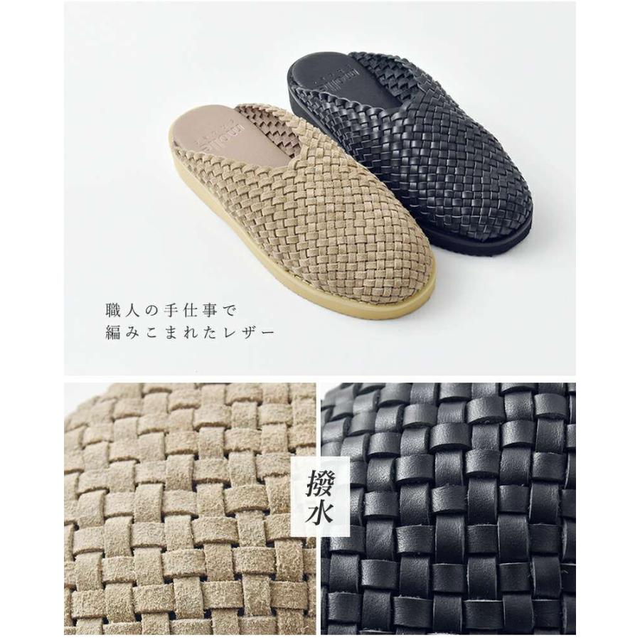 molle shoes（モールシューズ） メッシュレザー モックシューズ WOVEN