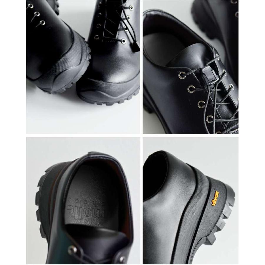 molle shoes（モールシューズ） 撥水 カウレザー クイックシューレース