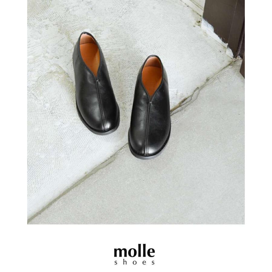 molle shoes（モールシューズ） 撥水 カウレザー フラット カンフー 
