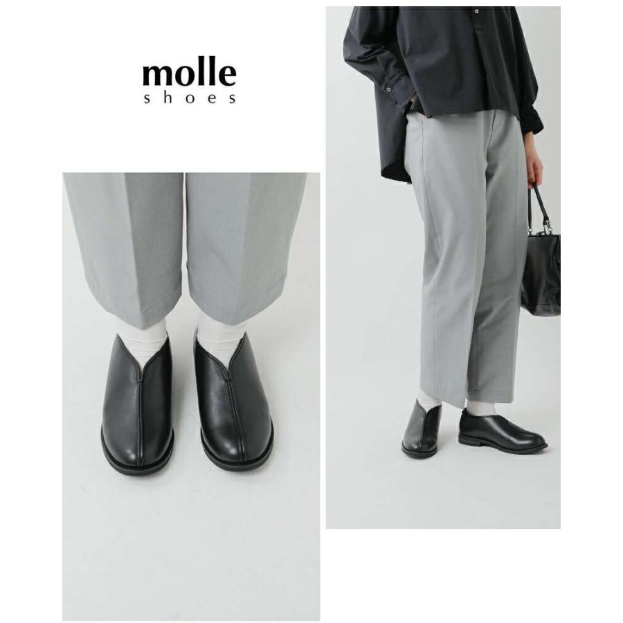 美品　MOLLE SHOES KUNG-FU ５ 23cm レザー スリッポン 楽天市場】MOLLE SHOES（モールシューズ） カンフー / メンズ