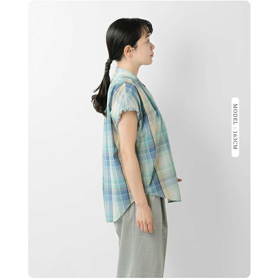 新品manon×HOSHIITODEAUaranciato別注 リネンブラウス manon（マノン