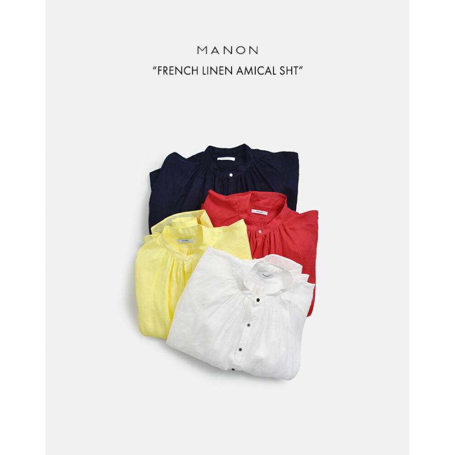 MANON（マノン） フレンチリネン アミカルシャツ FRENCH LINEN AMICAL 