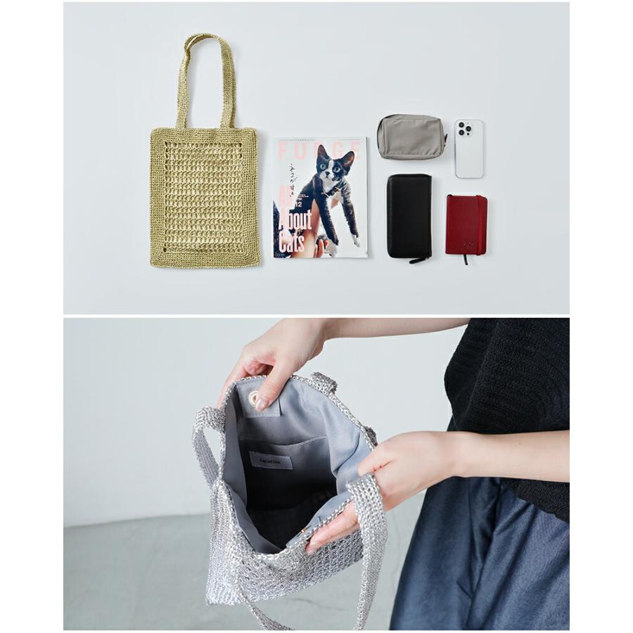 CACHELLIE（カシェリエ） メタリック フラット トートバッグ METALLIC