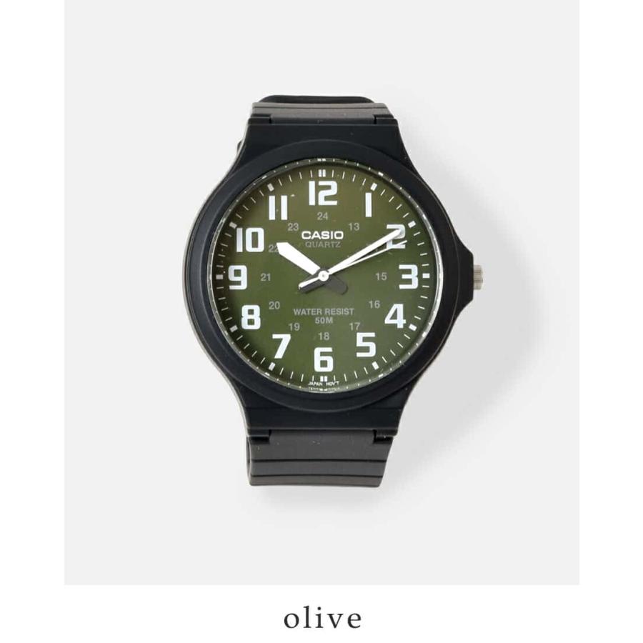 CASIO（カシオ） アナログラウンドフェイス腕時計 mw-240 レディース